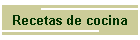 Recetas de cocina